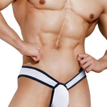 2 Pack Men's Sexy Sporty Breathable Low-Rise Seamless Sides Bikini