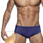 Men's Anti-Odor Sporty Cut Solid Color Swim Briefs