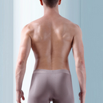 Men's Seamless Trunks with Organic Latex Support Cup