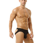 3 Pack Men's Breathable Mesh Separate Pouch Soft Jockstraps