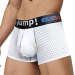 2 Pack Men's Athletic Mesh Trunks with Sculpted Pouch and Stretch Fit