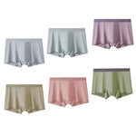 2 Pack Men's Seamless Comfort Stretch Fabric Breathable Modern Fit Solid Color Trunks