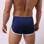 3 Pack Men's Ultra-Soft Cotton Seamless Solid Color Lightweight Trunks