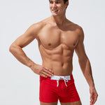 Men's Moisture-Wicking Lining Sporty Cut Stay-Put Fit Swim Shorts & Trunks