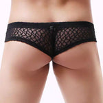 Men's Low-Rise U Convex Pouch Mesh Breathable Thongs