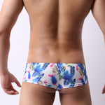 4 Pack Men's U-Pouch Low-Rise Moisture-Wicking Trunks