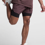 Men's Quick Dry Athletic Shorts With Phone Pockets