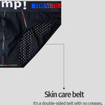 Men's Mesh Briefs With Colorful Spliced Lines