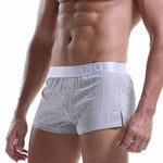 2 Pack Men's Silky Touch Skin-Friendly Chafe-Free Design Boxers Shorts