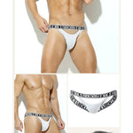3 Pack Men's Low-Rise Stretch Thongs – Contour U-Pouch Comfort Fit