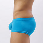 2 Pack Men's Soft U-Pouch Sexy Breathable Solid Color Trunks