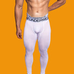 Men's Low-Rise Breathable Silk-Like Semi-Transparent Tights