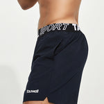 Men's Loose Fit Sporty Cut Quick-Dry Fabric Chafe-Free Design Activewear Shorts