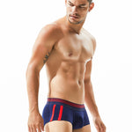 Men's Slim-Fit Cotton Trunks - Low Rise & Lifting Support