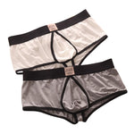 2 Pack Men’s Soft & Breathable Trunks with Supportive Pouch