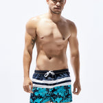Men's Trendy Printed Sporty Cut Odor-Control Cooling Board Shorts