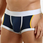 2 Pack Men's Soft Cotton Three-Hole Trunks