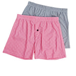 2 Pack Men's Workout Ready Built to Prevent Chafing Ice Silk Boxer Briefs