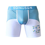 Men's Anti-Chafing Sports Boxer Briefs with Spacious Pouch