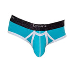 2 Pack Men's Detachable Front Pouch Durable Stretch Skin-Friendly Briefs