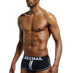 2 Pack Men's Workout Ready Color-Block Sporty Cut Odor-Control Jockstraps
