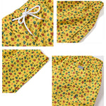Men's Floral Print Quick-Dry Hybrid Chafe-Free Design Adaptive Stretch Board Shorts