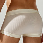 2 Pack Men's Spliced Color Trunks with Functional Fly