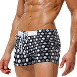 Men's Bold Prints Quick-Dry Fabric Seamless Comfort Swim Shorts & Trunks