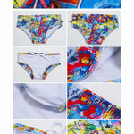Men's Bold Prints Full Coverage Eco-Friendly Swim Trunks