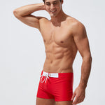 Men's Moisture-Wicking Lining Sporty Cut Stay-Put Fit Swim Shorts & Trunks