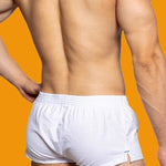 2-pack Men's DM Printed Lettering Low Waist Sexy Cotton Boxer Shorts
