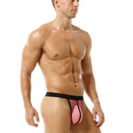 3 Pack Men's Mesh Breathable Supportive Pouch Lightweight Thongs