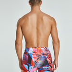 Men's Vibrant Graphic Odor-Control Comfy Waistband Casual Board Shorts