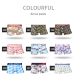 6 Pack Men's U Convex Modal Print Breathable Trunks