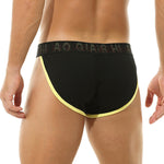 3 Pack Men's Large Pouch Button Waistband Briefs