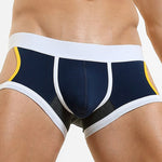 2 Pack Men's Soft Cotton Three-Hole Trunks