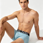 2 Pack Men's Bamboo Fiber Separate Pouch Antibacterial Breathable Briefs