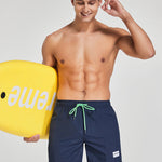 Men's Solid Breathable Beach Shorts Boxer