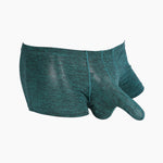 7 Pack Men's Solid Color Supportive Separated Pouch Seamless Comfort Trunks