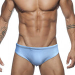 Men's Seamless Comfort Sexy Solid Color Full Coverage Swim Briefs