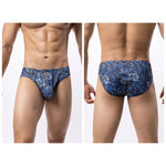 6 Pack Men's Sexy Bold Prints Odor-Control Stay-Put Fit Briefs