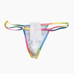 3 Pack Men's Ultra-Thin Sexy Smooth Breathable Contrast Waistband Strings