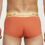 Men's Spliced Waistband U-Pouch Trunks