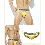 3 Pack Men's Low-Rise Stretch Thongs – Contour U-Pouch Comfort Fit