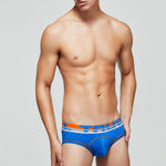 2 Pack Men's Sporty Cut Odor-Control Day-Long Comfort Snug Fit Briefs