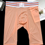Men's Semi-Transparent Sexy Sporty Seamless Comfort Stretch Midway Briefs