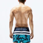 Men's Trendy Printed Sporty Cut Odor-Control Cooling Board Shorts