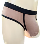3 Pack Men's Seamless Comfort Large Supportive Pouch Sexy Low-Rise Briefs
