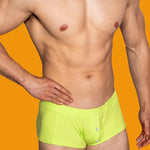 2-pack Men's Solid Color Comfortable Button-down Trunks