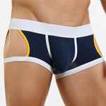 2 Pack Men's Soft Cotton Three-Hole Trunks